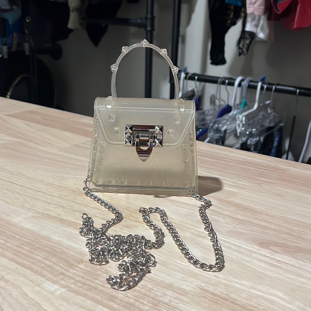 Transparent mini handbag